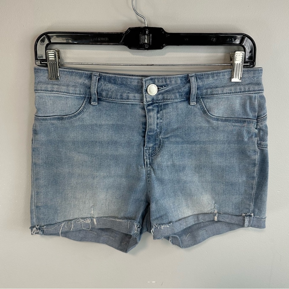 Juicy Couture Denim Jean Shorts Cutoff Short Blue Size 6